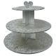 3 Tier Cupcake Stands - Silver