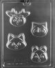 Woodland Animal Face Cookie Mold