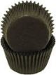 Black Standard baking cup  / Cupcake Liner / foil, 75 count