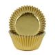 Gold Mini Foil baking cup  / Cupcake Liner / foil, 75 count
