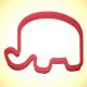Republican Elephant Plast-Clusive Cookie Cutter 3.5